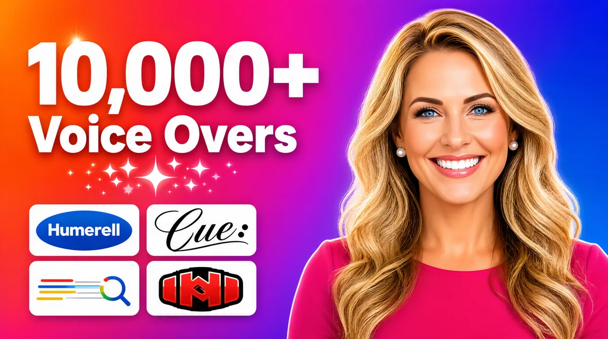 10,000 Voice Overs Service Gig Cover