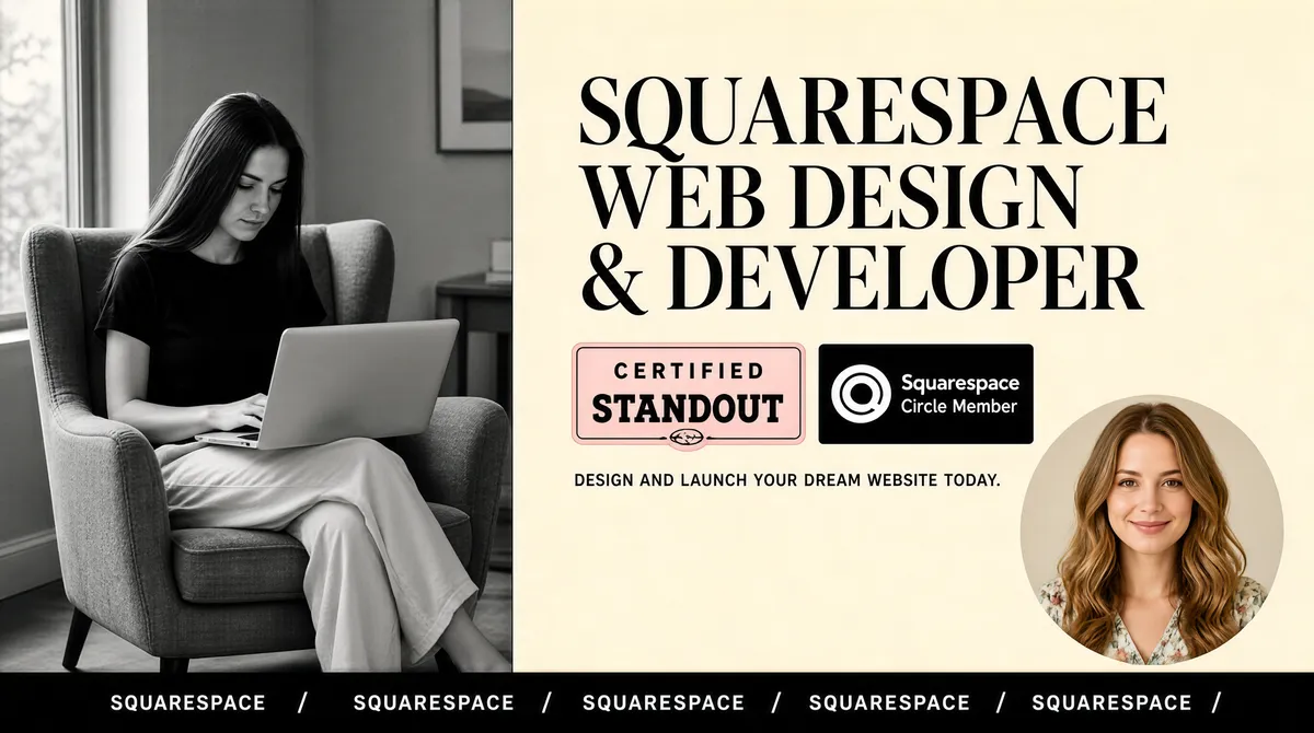 Premium Squarespace Web Design Gig Banner