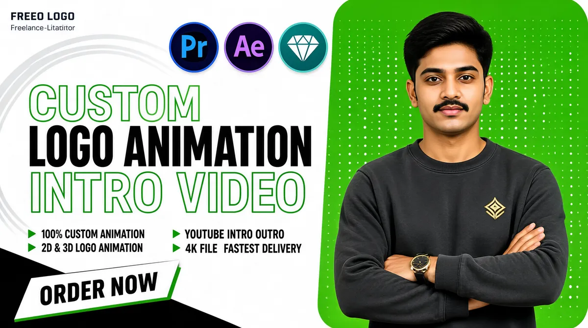 Custom Logo Animation Gig Cover