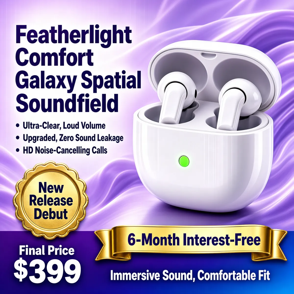 Featherlight Comfort Galaxy Earbuds Launch
