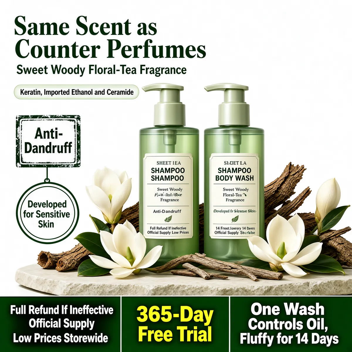 Sage Botanical Hair & Body Wash Duo