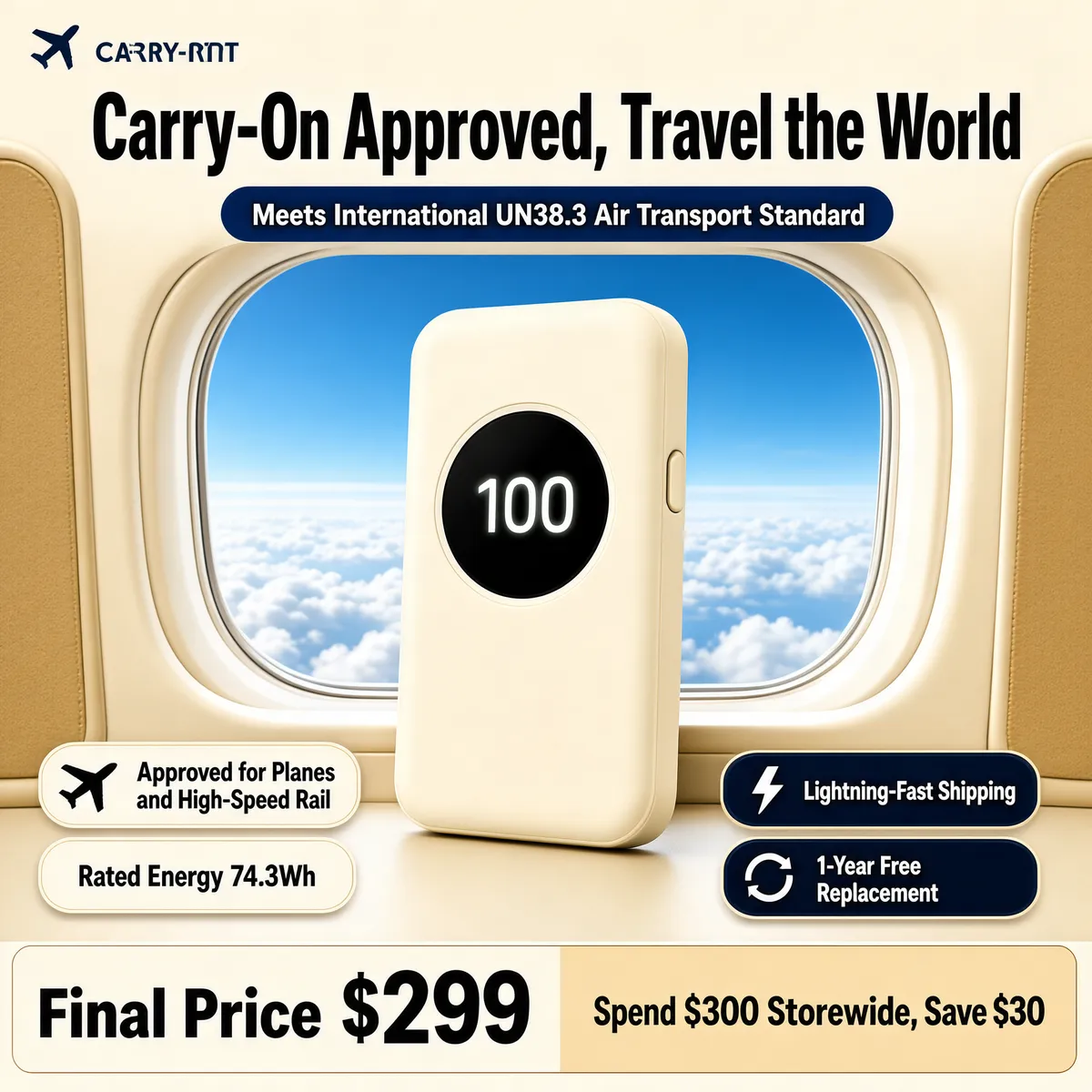 Carry-On Approved Power Bank
