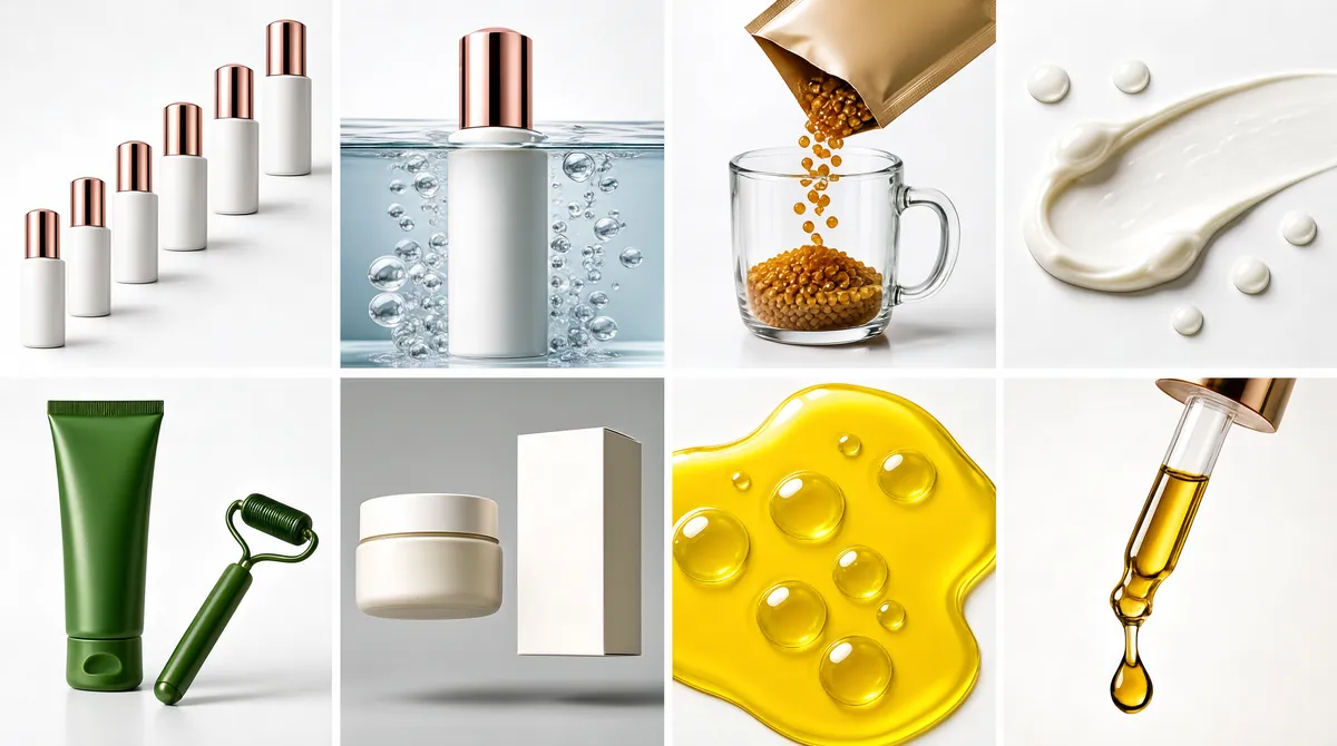 Cosmetic Product Grid Layout