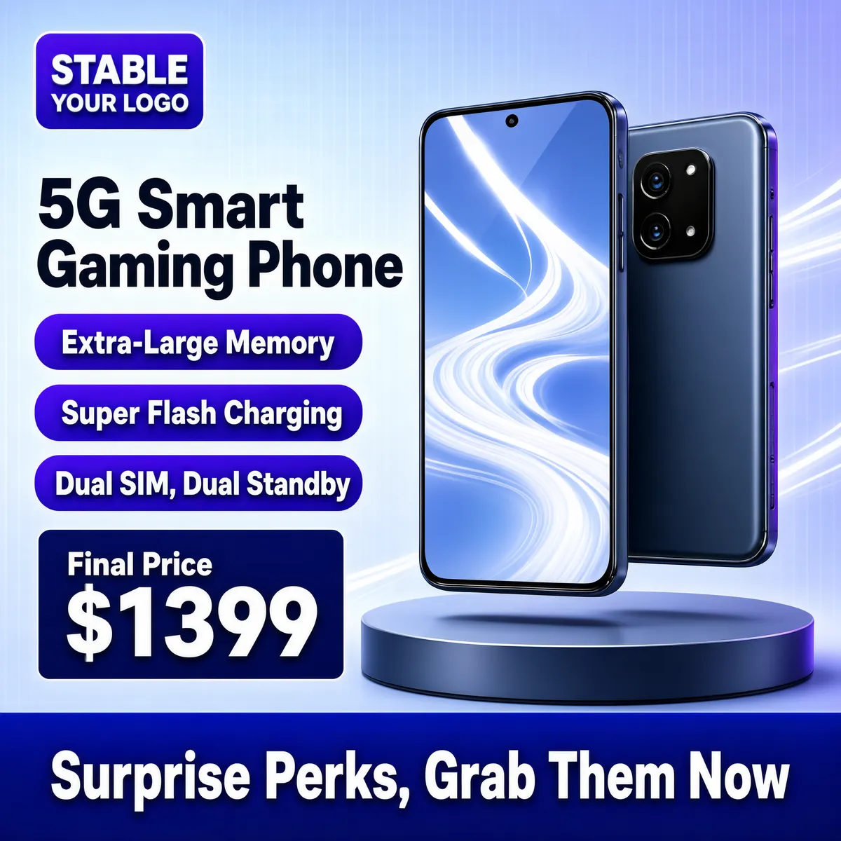 5G Gaming Smartphone E-Commerce Product Image