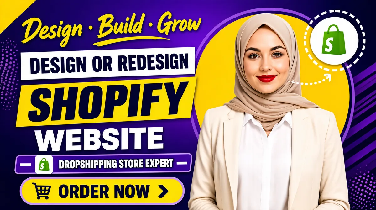 Shopify Website Design & Dropshipping Expert