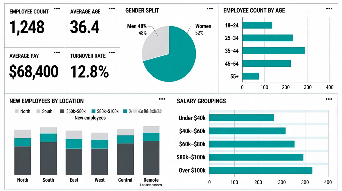 Clean Dashboard UI with Charts