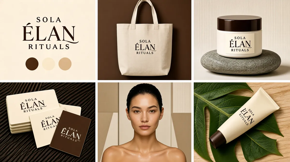 Premium Branding Moodboard Collage