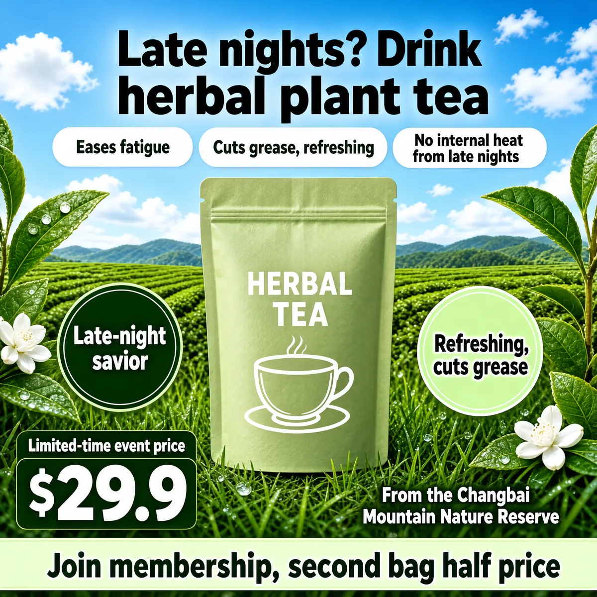 Herbal Plant Tea Wellness Pouch Product Image