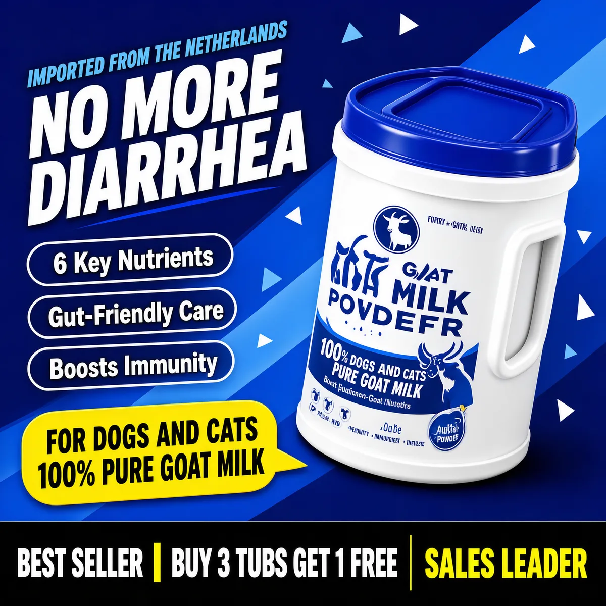 Pure Goat Milk for Pets Promo