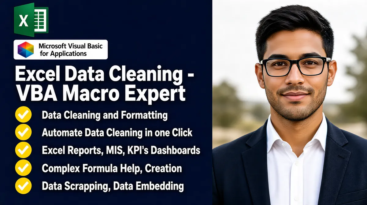 Excel Data Cleaning VBA Macro Expert