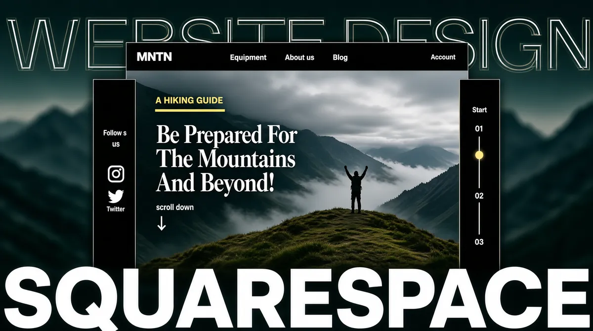 Moody Mountain Website Design Gig Cover