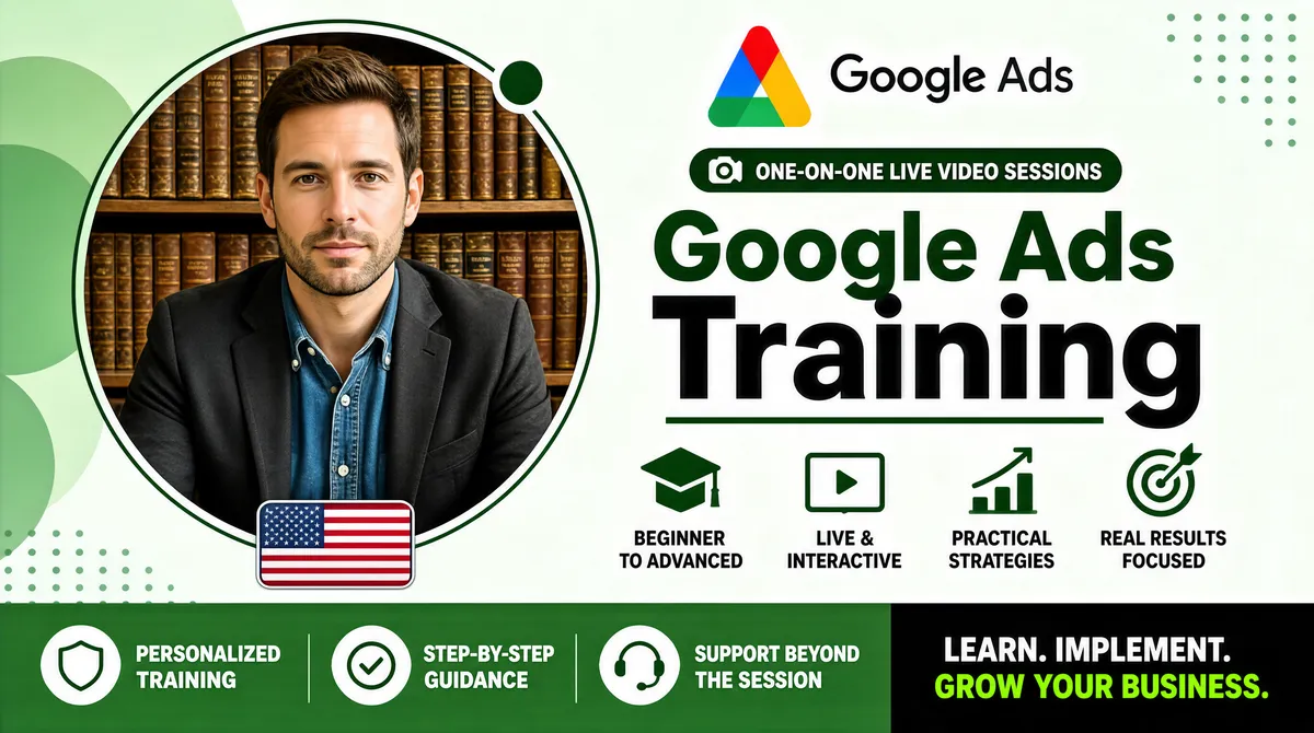 Google Ads One-on-One Training Cover