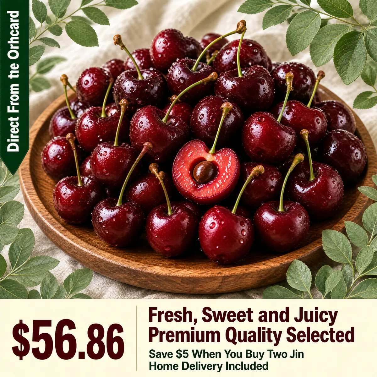 Fresh Orchard Cherries Premium Quality
