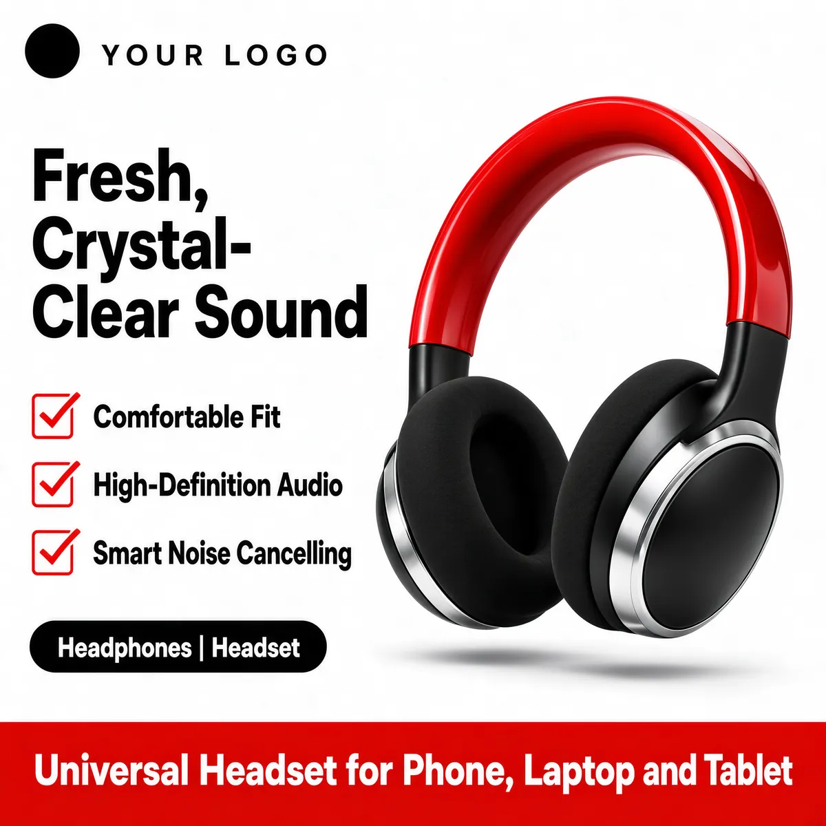 Premium Wireless Headphones Product Shot