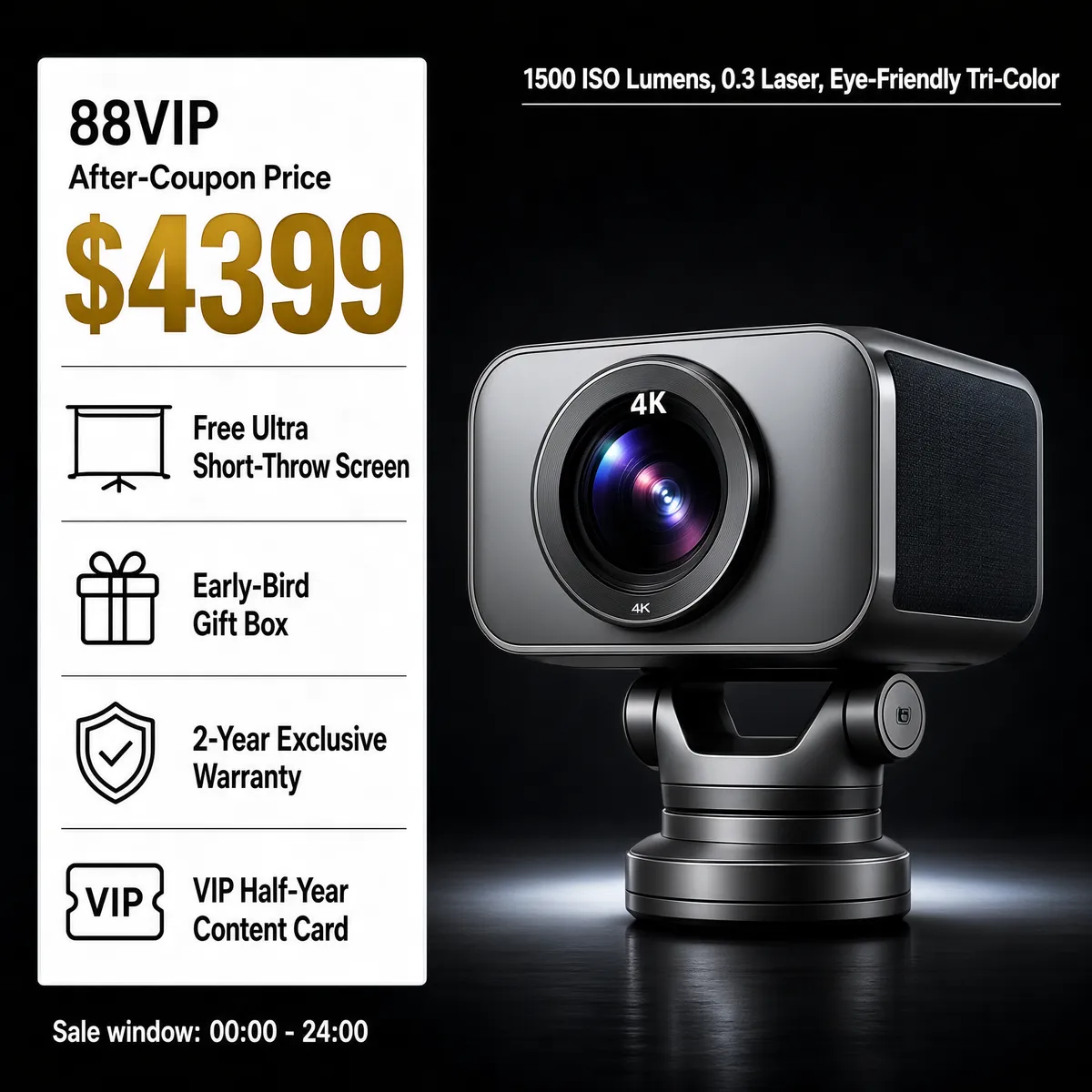 4K Laser Projector Flagship Promo