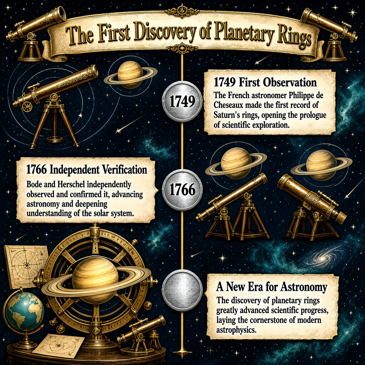 The First Discovery of Planetary Rings