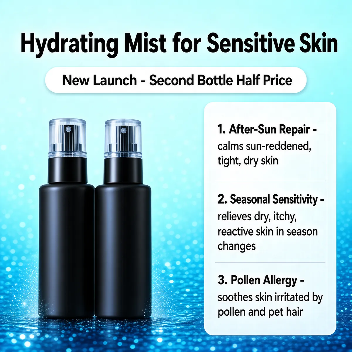 Hydrating Mist for Sensitive Skin Product Display