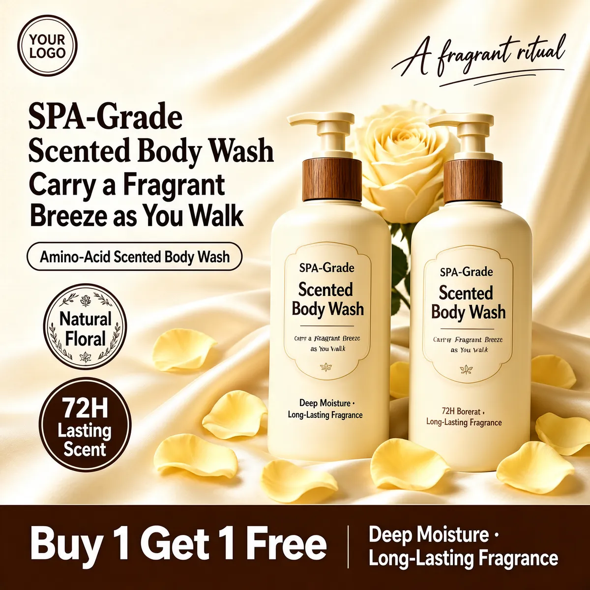 SPA-Grade Scented Body Wash Duo