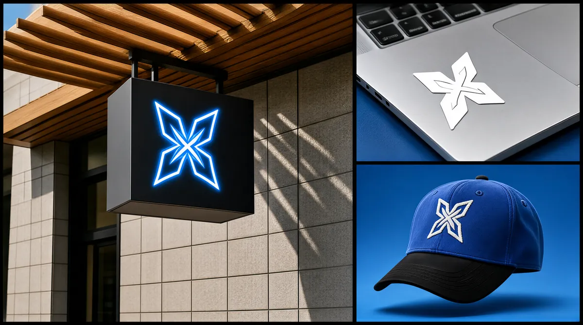 Three-Panel Brand Mockup Collage