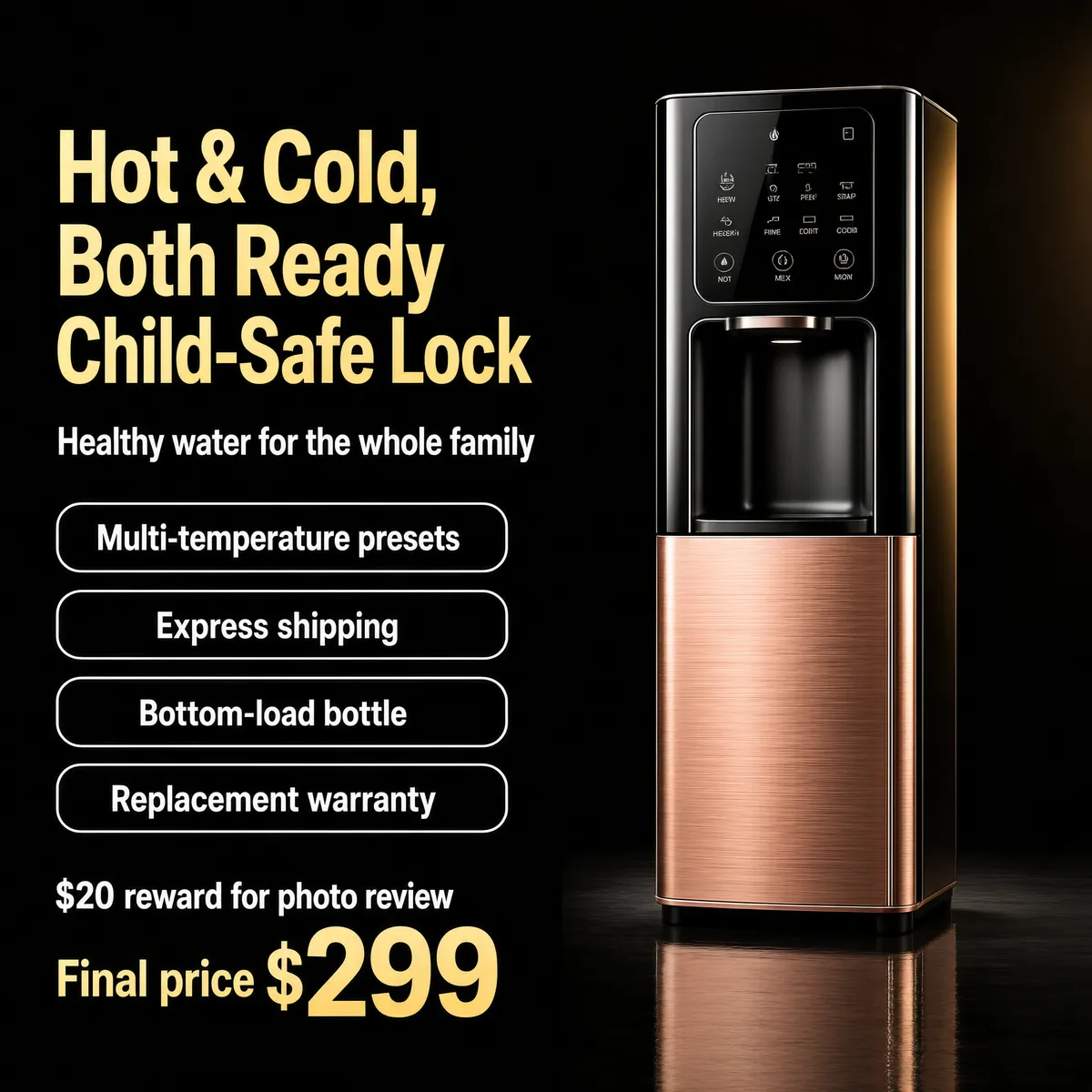Hot & Cold Water Dispenser