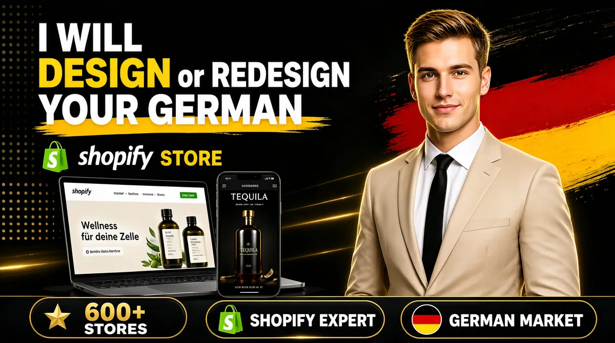 Premium German Shopify Store Design Redesign
