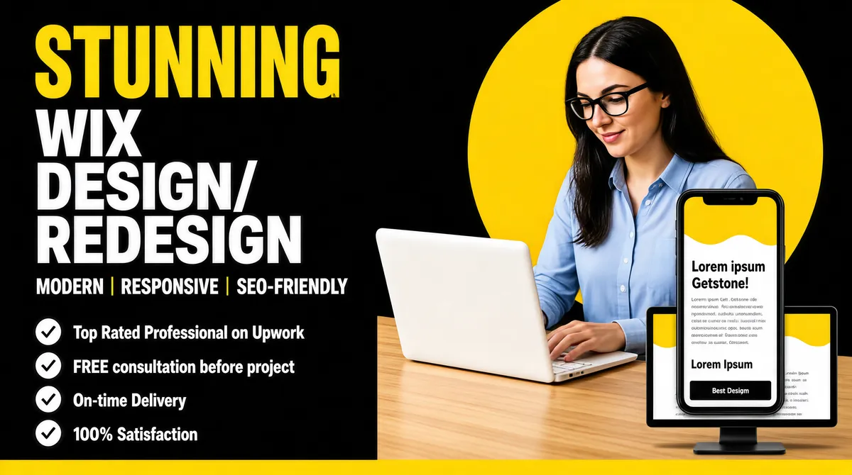 Stunning Wix Design Redesign Services