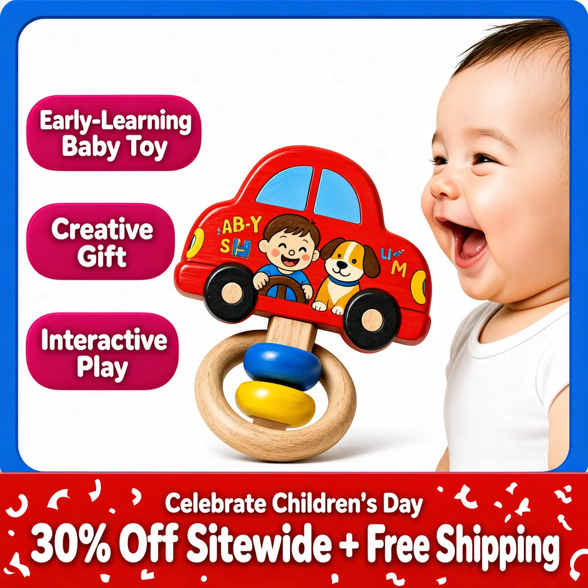 Early Learning Baby Toy Sale Banner