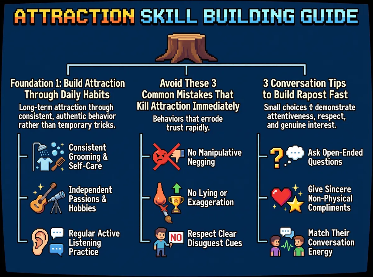 Attraction Skill Building Guide Infographic
