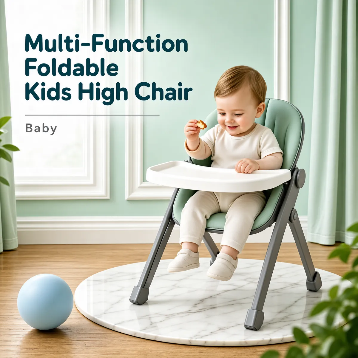 Multi-Function Foldable Kids High Chair