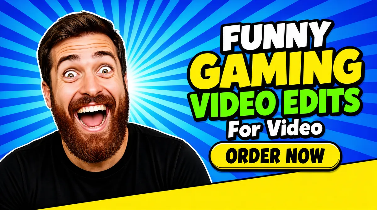 Funny Gaming Video Edits Thumbnail