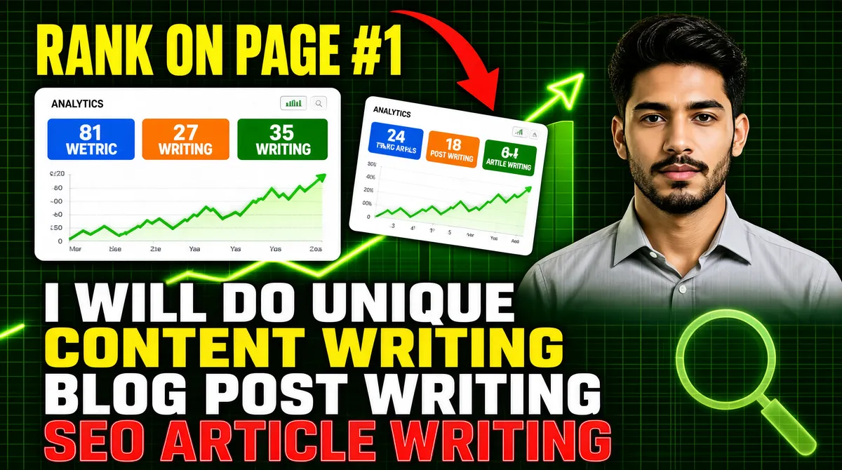Professional Content Writing Gig Cover