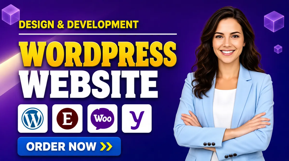 Professional WordPress Design & Development Gig Banner