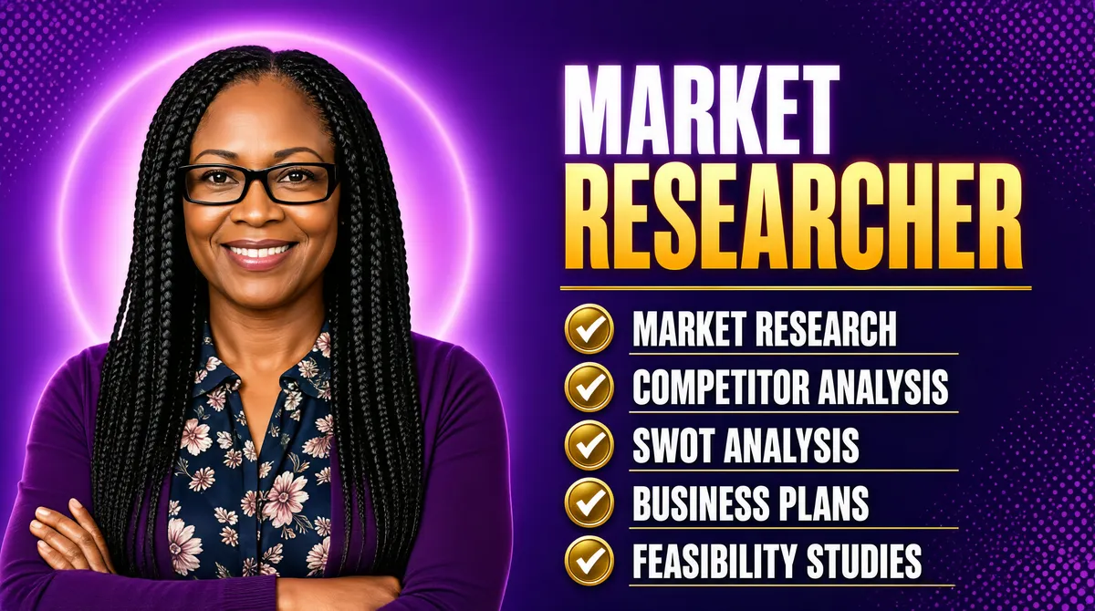 Professional Market Research Gig Cover