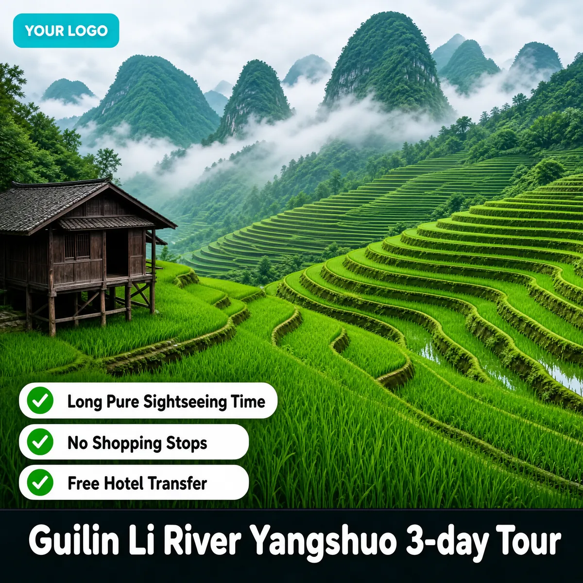 Guilin Li River Yangshuo 3-Day Tour