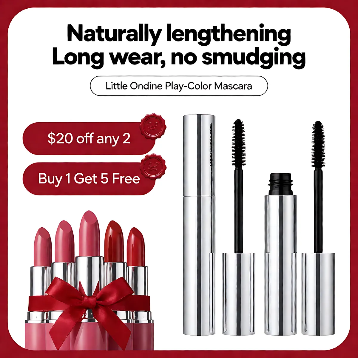 Bold Red Mascara Promo