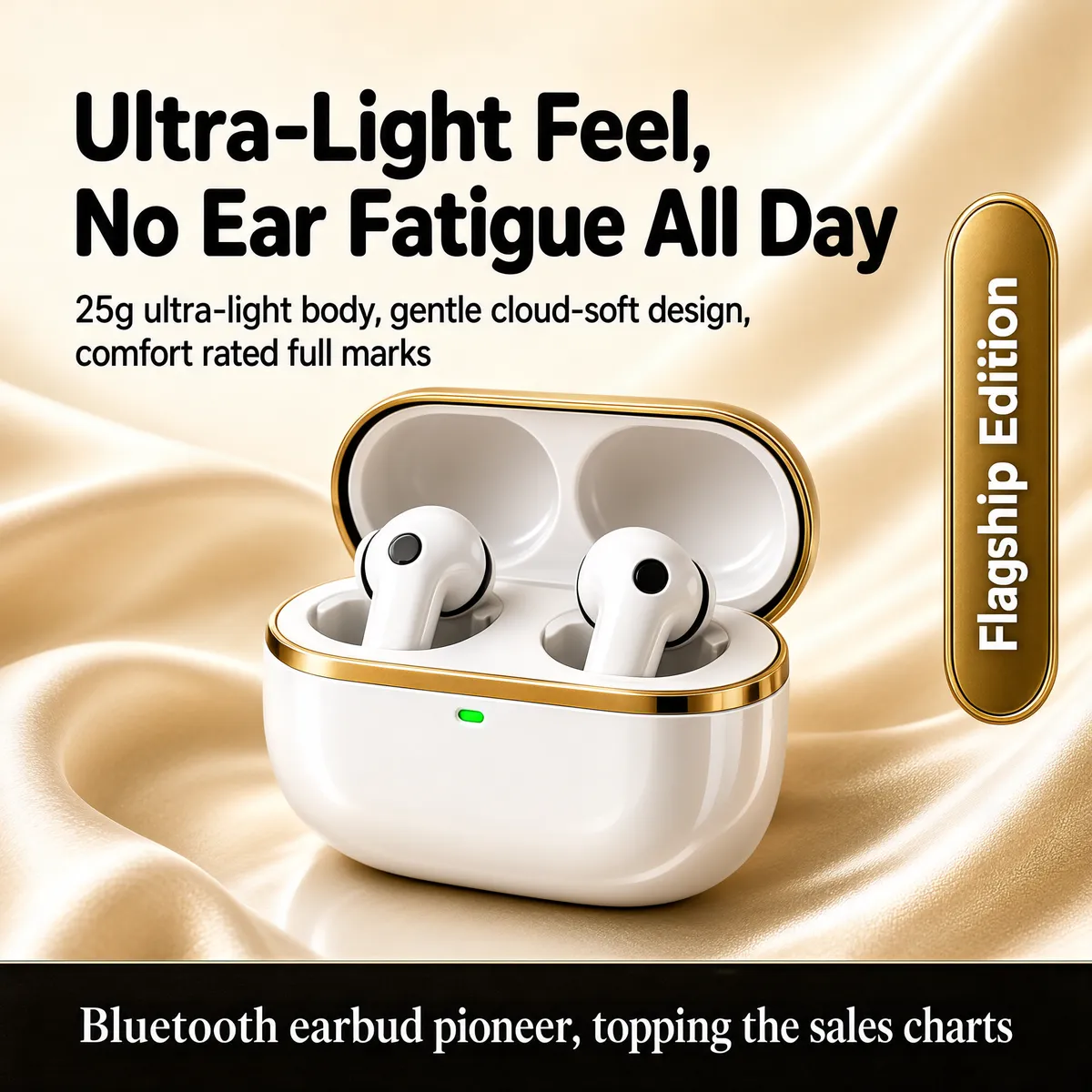 Ultra-Light Wireless Earbuds Flagship Edition