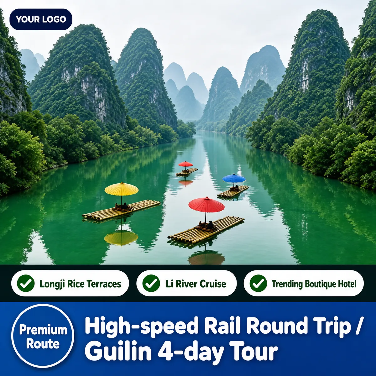 Guilin Karst River Scenery Tour Promotion