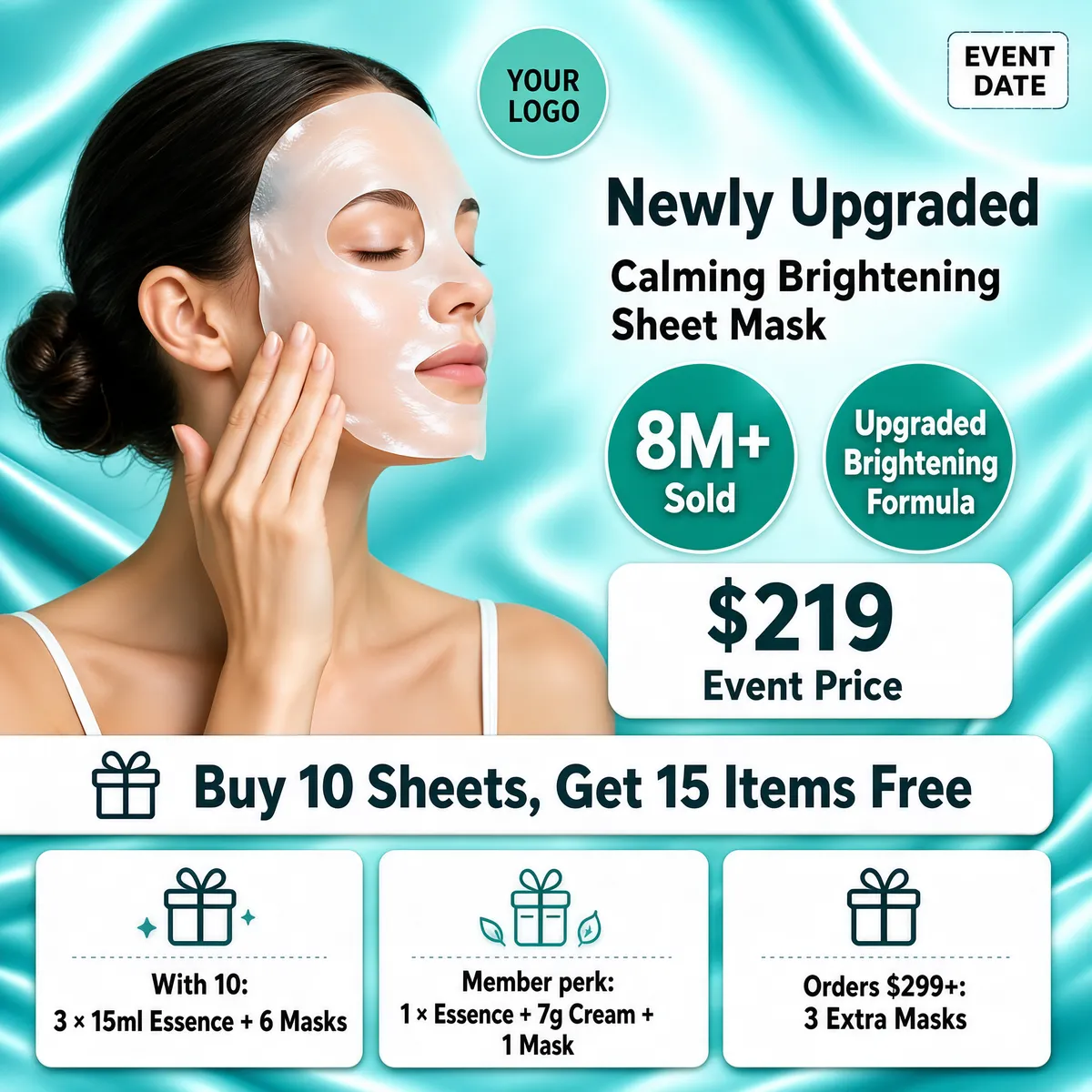 Calming Brightening Sheet Mask Collection