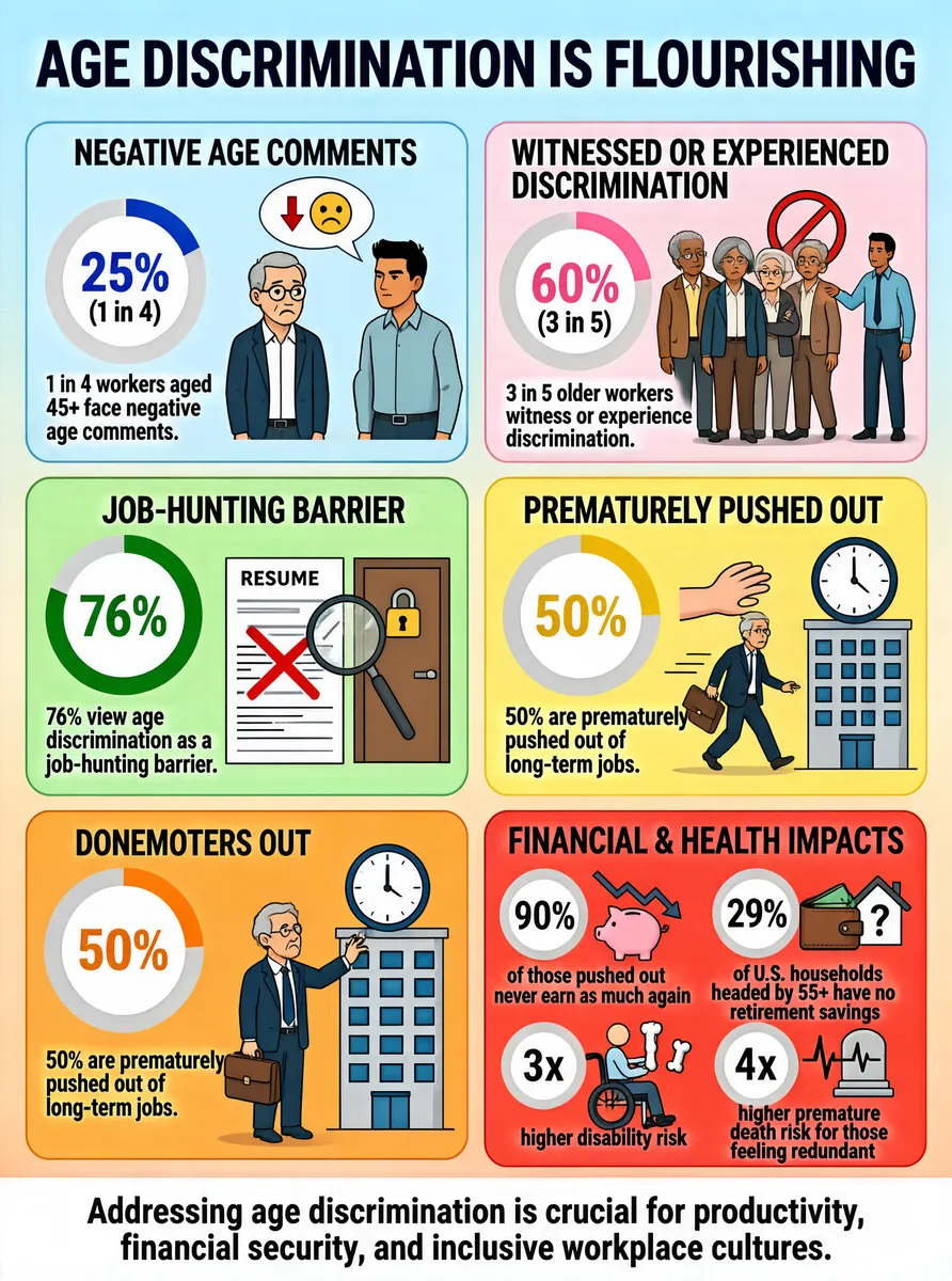 Age Discrimination in the Workplace Infographic