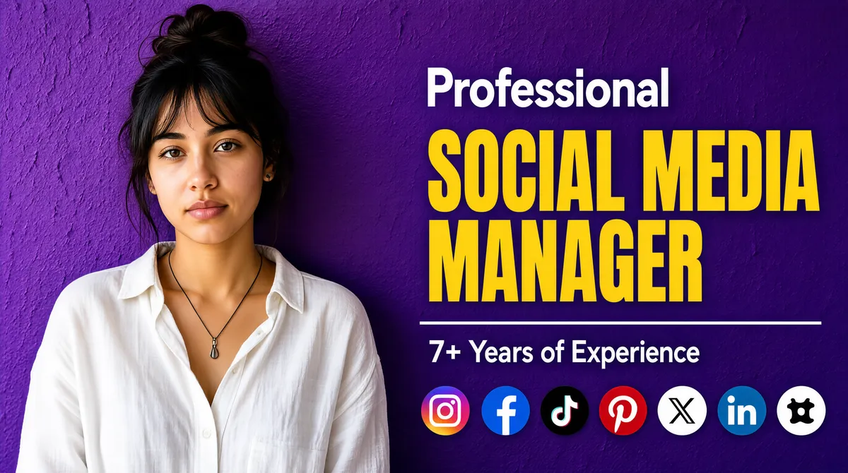 Professional Social Media Manager Portfolio Cover