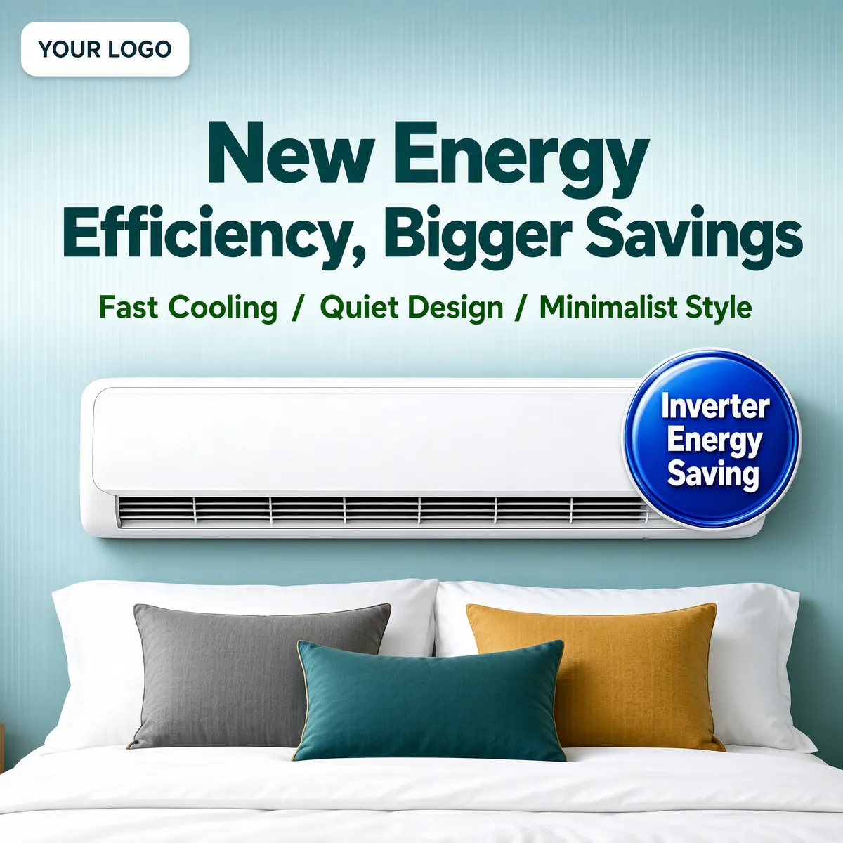 Energy-Saving Air Conditioner Poster