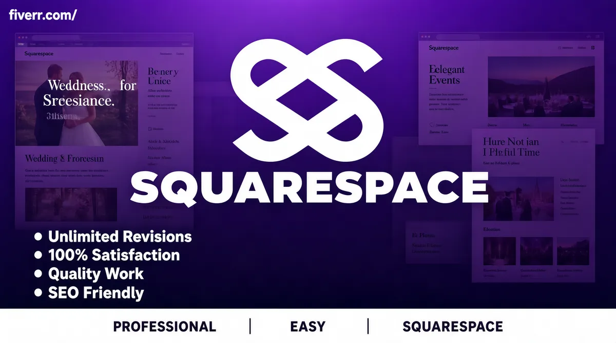 Professional Squarespace Fiverr Gig Banner