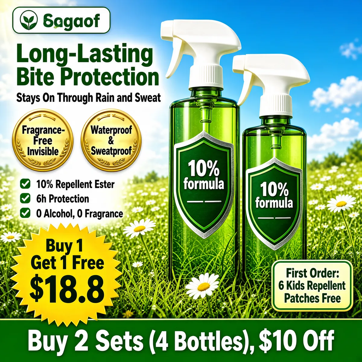 Mosquito Repellent Spray Promo Poster