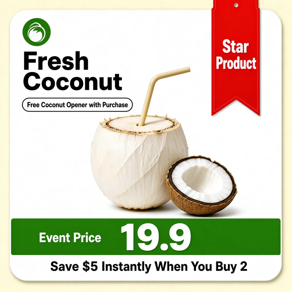 Fresh Young Coconut Product Image