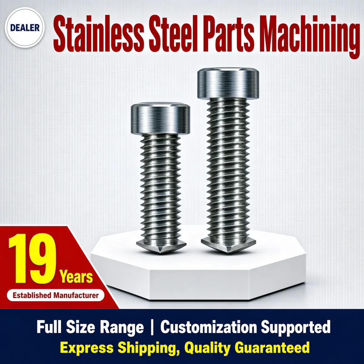 Stainless Steel Screws Industrial Precision Fasteners