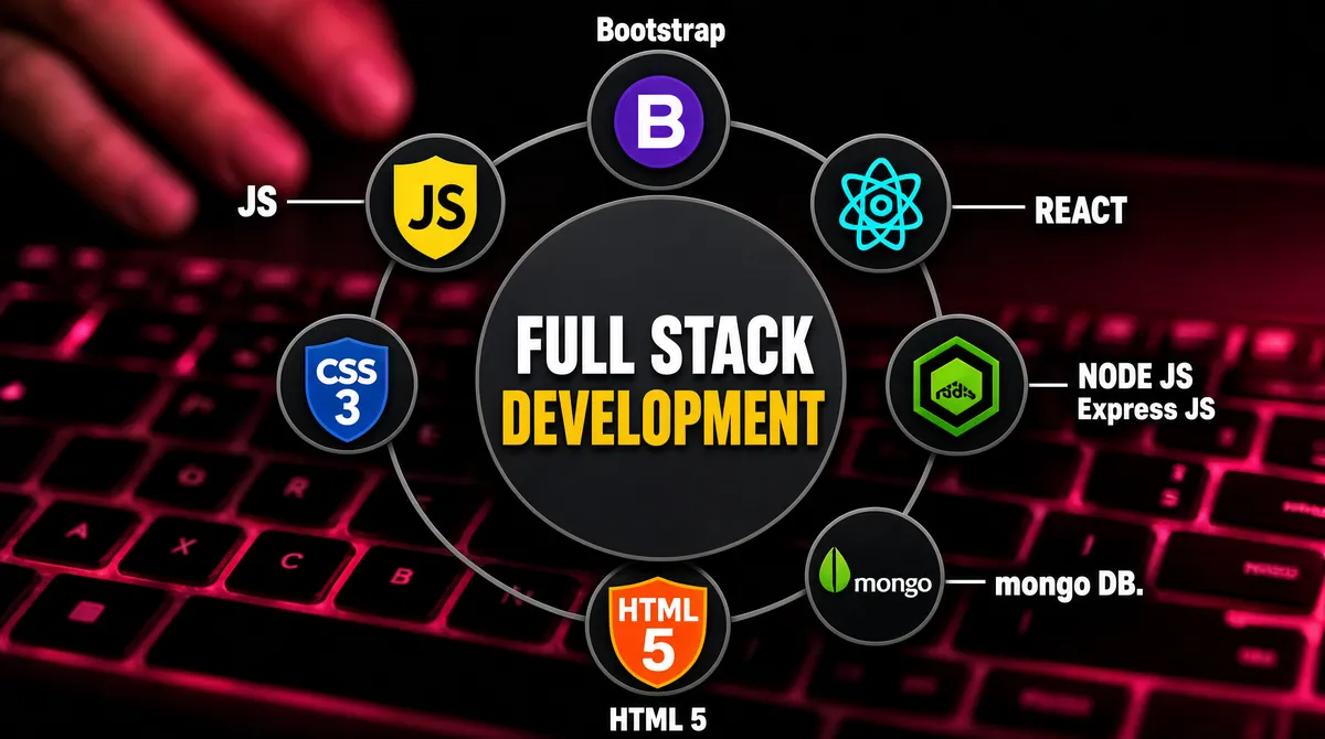Full Stack Development Skill Wheel