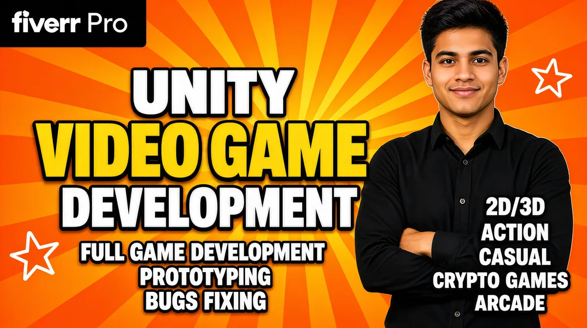 Unity Game Development Gig Cover