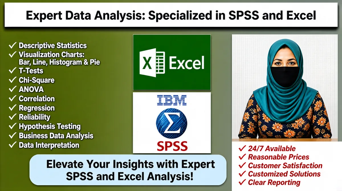 Expert SPSS & Excel Data Analysis Services Slide