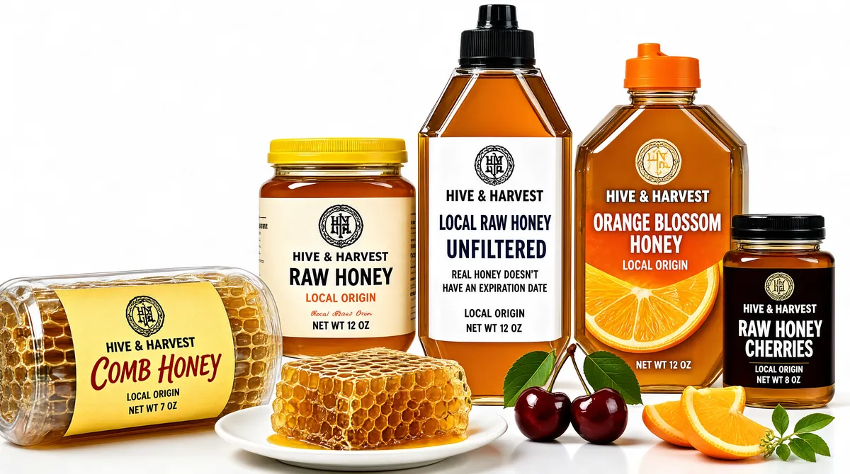 Artisanal Honey Range Studio Showcase