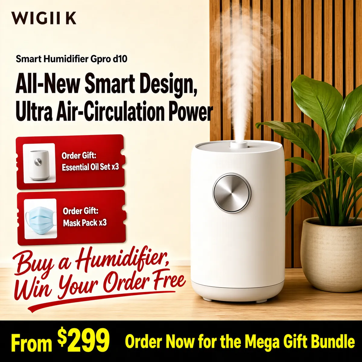 Smart Humidifier Gpro D10 Autumn Bundle Deal